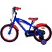 Turbo Crew Kinderfiets - Jongens - 16 inch - Blauw Rood - Twee handremmen Turbo Crew Kinderfiets - Jongens - 16 inch - Blauw Rood - Twee handremmen