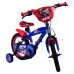 Turbo Crew Kinderfiets - Jongens - 14 inch - Blauw Rood - Twee handremmen Turbo Crew Kinderfiets - Jongens - 14 inch - Blauw Rood - Twee handremmen