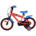Spider-Man Kinderfiets - Jongens - 14 inch - Blauw/Rood - Twee handremmen