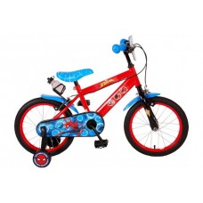 Ultimate Spider-Man Kinderfiets - Jongens - 16 inch - Blauw/Rood - Twee handremmen