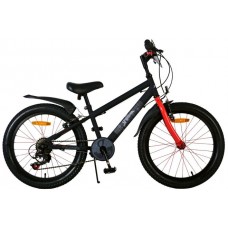 Spider-Man - Kinderfiets - Jongens - 20 inch - Mat Zwart - 2 Handremmen