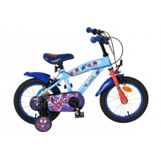 Spidey Kinderfiets - Jongens - 14 inch - Blauw Rood - Twee handremmen