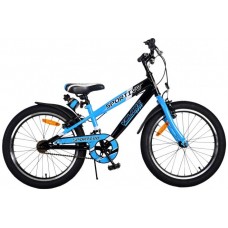 Volare Sportivo Kinderfiets - Jongens - 20 inch - Blauw - Twee handremmen