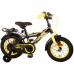 Volare Thombike Kinderfiets - Jongens - 12 inch - Zwart Geel - Twee Handremmen