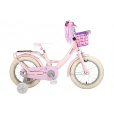 Volare Ashley Kinderfiets - Meisjes - 14 inch - Roze - 95% afgemonteerd