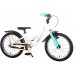 Volare Glamour Kinderfiets - Meisjes - 16 inch - Wit/Mint Groen - Prime Collection