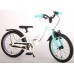 Volare Glamour Kinderfiets - Meisjes - 16 inch - Wit/Mint Groen - Prime Collection