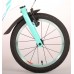 Volare Glamour Kinderfiets - Meisjes - 16 inch - Wit/Mint Groen - Prime Collection