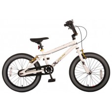Volare Cool Rider Kinderfiets - Jongens - 18 inch - Wit - twee handr. - Prime Collection OUTLET