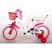 Volare Ashley Kinderfiets - Meisjes - 14 inch - Wit - 95% afgemonteerd