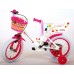 Volare Ashley Kinderfiets - Meisjes - 14 inch - Wit - 95% afgemonteerd