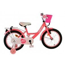 Volare Ashley Kinderfiets - Meisjes - 16 inch - Roze/Rood