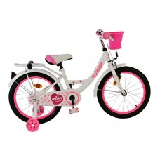 Volare Ashley Kinderfiets - Meisjes - 18 inch - Wit
