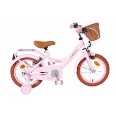 Volare Ashley Kinderfiets - Meisjes - 14 inch - Roze - Twee Handremmen