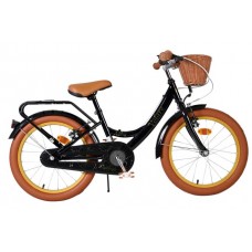 Volare Ashley Kinderfiets - Meisjes - 18 inch - Zwart - Twee handremmen