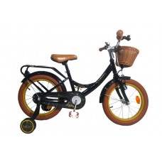 Volare Ashley Kinderfiets - Meisjes - 14 inch - Zwart