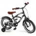 Volare Black Cruiser Kinderfiets - Jongens - 14 inch - Zwart - 95% afgemonteerd