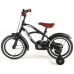 Volare Black Cruiser Kinderfiets - Jongens - 14 inch - Zwart - 95% afgemonteerd