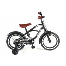 Volare Black Cruiser Kinderfiets - Jongens - 14 inch - Zwart - 95% afgemonteerd