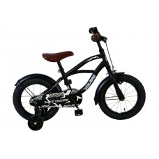 Volare Black Cruiser Kinderfiets - Jongens - 14 inch - Zwart - 95% afgemonteerd