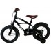 Volare Black Cruiser Kinderfiets - Jongens - 14 inch - Zwart - 95% afgemonteerd