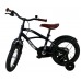 Volare Black Cruiser Kinderfiets - Jongens - 14 inch - Zwart - 95% afgemonteerd