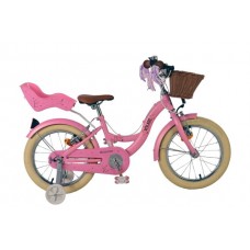 Volare Blossom Kinderfiets - Meisjes - 16 inch - Roze - Twee Handremmen