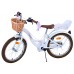 Volare Blossom Kinderfiets - Meisjes - 18 inch - Wit - Twee handremmen