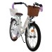 Volare Blossom Kinderfiets - Meisjes - 18 inch - Wit - Twee handremmen
