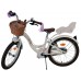 Volare Blossom Kinderfiets - Meisjes - 18 inch - Wit - Twee handremmen