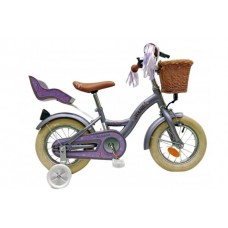 Volare Blossom Kinderfiets - Meisjes - 12 inch - Paars