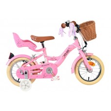 Volare Blossom Kinderfiets - Meisjes - 12 inch - Roze - Twee handremmen