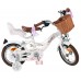 Volare Blossom Kinderfiets - Meisjes - 12 inch - Wit - Twee handremmen Volare Blossom Kinderfiets - Meisjes - 12 inch - Wit - Twee handremmen