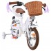 Volare Blossom Kinderfiets - Meisjes - 12 inch - Wit - Twee handremmen Volare Blossom Kinderfiets - Meisjes - 12 inch - Wit - Twee handremmen