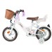 Volare Blossom Kinderfiets - Meisjes - 12 inch - Wit - Twee handremmen Volare Blossom Kinderfiets - Meisjes - 12 inch - Wit - Twee handremmen