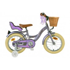 Volare Blossom Kinderfiets - Meisjes - 14 inch - Paars