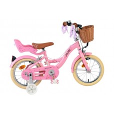 Volare Blossom Kinderfiets - Meisjes - 14 inch - Roze - Twee Handremmen