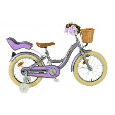 Volare Blossom Kinderfiets - Meisjes - 16 inch - Paars - Twee Handremmen