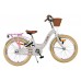Volare Blossom Kinderfiets - Meisjes - 20 inch - Wit - Twee handremmen