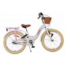 Volare Blossom Kinderfiets - Meisjes - 20 inch - Wit - Nexus 3 versnellingen