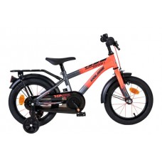 Volare Thombike Kinderfiets - Jongens - 14 inch - Oranje/Grijs