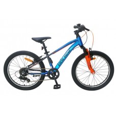 Volare Boost Kinderfiets - 24 inch - 21 Speed - Blauw/Grijs