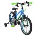 Volare Chrome Kinderfiets - Jongens - 16 inch - Blauw Groen - Twee Handremmen Volare Chrome Kinderfiets - Jongens - 16 inch - Blauw Groen - Twee Handremmen