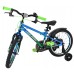 Volare Chrome Kinderfiets - Jongens - 16 inch - Blauw Groen - Twee Handremmen Volare Chrome Kinderfiets - Jongens - 16 inch - Blauw Groen - Twee Handremmen