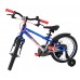 Volare Chrome Kinderfiets - Jongens - 16 inch - Blauw Zilver - Twee Handremmen