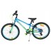 Volare Chrome Kinderfiets - Jongens - 20 inch - Blauw Groen - Twee handremmen