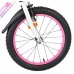 Volare Lily Kinderfiets - Meisjes - 18 inch - Wit Roze Paars - Twee handremmen