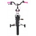 Volare Lily Kinderfiets - Meisjes - 18 inch - Wit Roze Paars - Twee handremmen