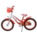 Volare Lovely Kinderfiets - Meisjes - 18 inch - Rood Wit