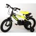 Volare Sportivo Kinderfiets - Jongens - 14 inch - Neon Geel Zwart - Twee Handremmen - 95% afgemonteerd